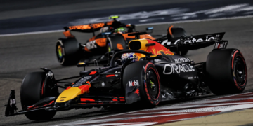 Max Verstappen has cast doubt on Red Bull catching McLaren