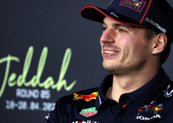 Max Verstappen was bombarded with questions over his Red Bull future in Jeddah