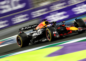 Max Verstappen was third in FP2 in Saudi Arabia
