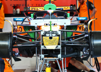 McLaren has made some alterations to its MCL39 for the F1 Saudi Arabian GP