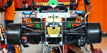 McLaren has made some alterations to its MCL39 for the F1 Saudi Arabian GP