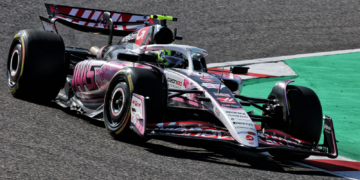 Oliver Bearman fared well with the Haas floor upgrades in Japan