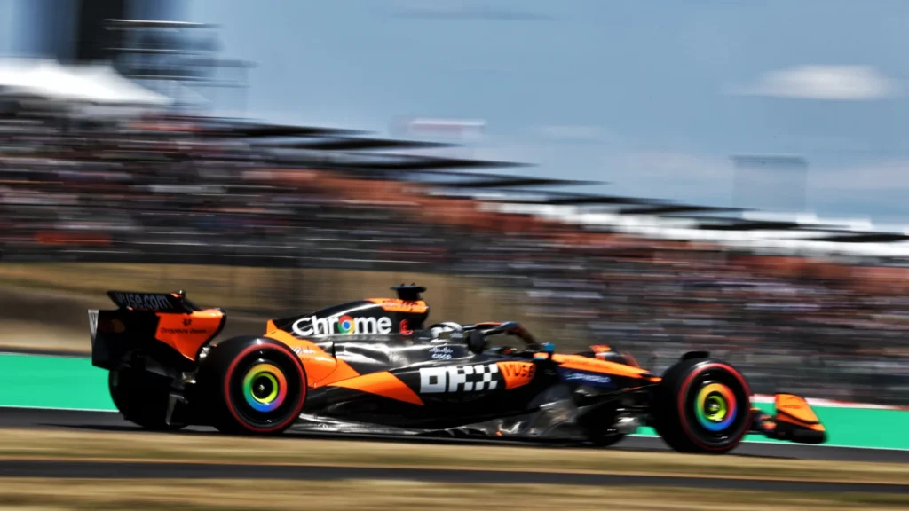 Oscar Piastri headed the times in FP2 in Japan