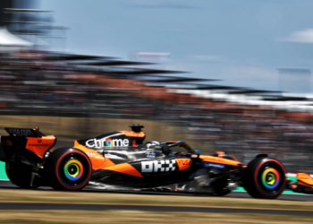 Oscar Piastri headed the times in FP2 in Japan