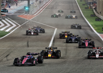 Pierre Gasly was delighted Alpine could fight the likes of Max Verstappen in Bahrain