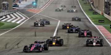 Pierre Gasly was delighted Alpine could fight the likes of Max Verstappen in Bahrain