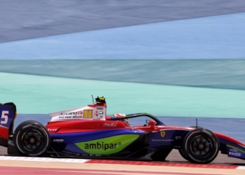 Trident racing driver Rafael Camara made it back-to-back pole positions as he will start the Bahrain Feature Race from first place