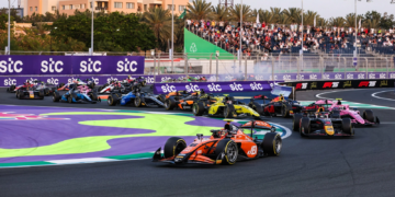 Richard Verschoor took his fifth victory of his Formula 2 career after winning the Feature Race in Jeddah