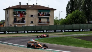 Lando Norris (GBR) McLaren MCL38. 19.05.2024. Formula 1 World Championship, Rd 7, Emilia Romagna Grand Prix, Imola, Italy, Race Day