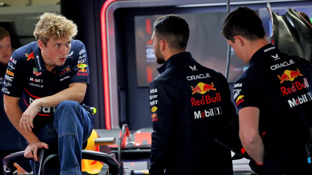Liam Lawson (NZL) Red Bull Racing RB21. 20.03.2025. Formula 1 World Championship, Rd 2, Chinese Grand Prix, Shanghai, China, Preparation Day