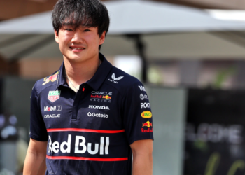 Yuki Tsunoda (JPN) Red Bull Racing. 13.04.2025. Formula 1 World Championship, Rd 4, Bahrain Grand Prix, Sakhir, Bahrain, Race Day