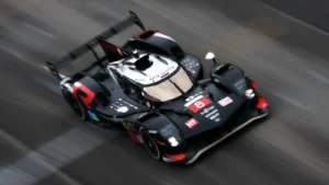 Toyota's Sebastien Buemi fought with Ferrari's Antonio Fuoco at Imola