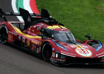 Antonio Giovinazzi was the fastest driver in FP3 in the #51 AF Corse Ferrari 499P Hypercar
