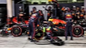 Red Bull encountered pit-stop chaos in Bahrain
