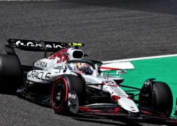 Yuki Tsunoda contested his first practice session with Red Bull at the F1 Japanese GP