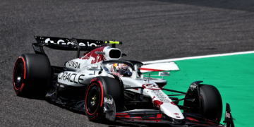 Yuki Tsunoda contested his first practice session with Red Bull at the F1 Japanese GP