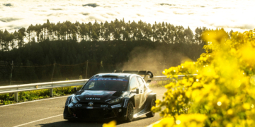 Kalle in command of Rally Islas Canarias