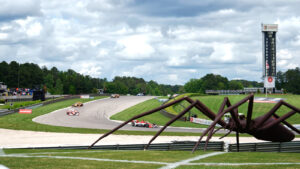 Barber's iconic statues watched over the weekend as Palou dominated. Photo: Kevin Dejewski