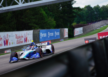 VeeKay made the call to pit later work by holding off a charging Will Power. Photo: Kevin Dejewski