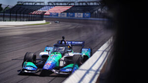 Graham Rahal led the RLL drivers, who were all at the top of the charts. Photo: Kevin Dejewski