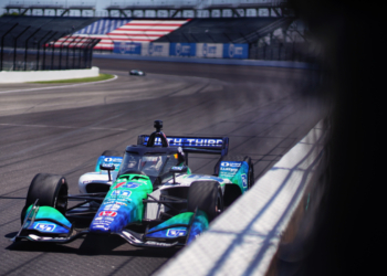 Graham Rahal led the RLL drivers, who were all at the top of the charts. Photo: Kevin Dejewski