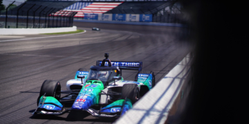 Graham Rahal led the RLL drivers, who were all at the top of the charts. Photo: Kevin Dejewski