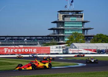 The first day back at Indianapolis was exciting for the entire field. Photo: Kevin Dejewski