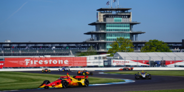 The first day back at Indianapolis was exciting for the entire field. Photo: Kevin Dejewski