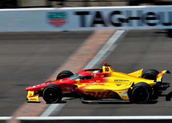 Palou topped 227 MPH in his fast lap. Photo: IndyCar - Paul Hurley