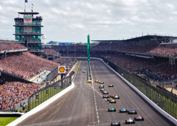 Full grandstands at Indianapolis Motor Speedway are a sight to behold. Photo: Kevin Dejewski