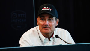 Cindric explained where the issue was that caused them to pull both cars from qualifying. Photo: Kevin Dejewski