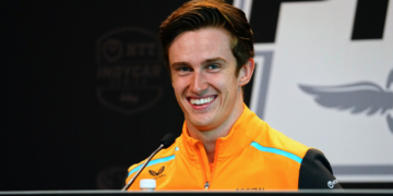 Pourchaire was all smiles during his short tenure in IndyCar last season. Photo: Kevin Dejewski