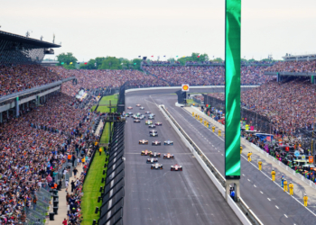 The Indianapolis 500 had a chaotic start. Photo: Kevin Dejewski