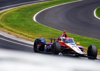 Ericsson was nearly able to earn his second Indy 500 victory. Photo: Kevin Dejewski