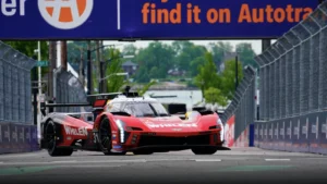 Jack Aitken was the fastest driver during the first of three sessions for the Detroit Sportscar Classic