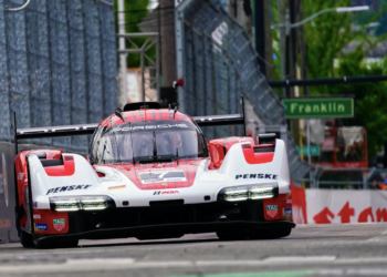 Nick Tandy led the pace in the third free practice session before the main event later on