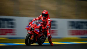 Marc Marquez at MotoGP Sprint race in Le Mans
