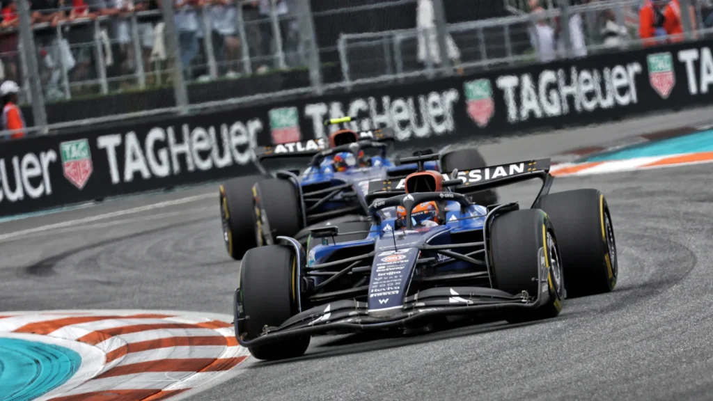 Williams has denied Alex Albon ignored a team order in Miami