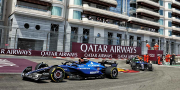 Alex Albon finished ninth for Williams in the 2025 F1 Monaco GP
