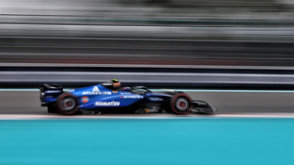 Carlos Sainz was delighted with Williams' pace in Miami GP qualifying