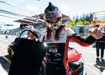 Finn Gehrsitz claimed his maiden pole position for the FIA World Endurance Championship round at Spa-Francorchamps