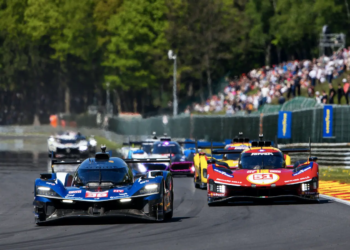 Alpine wrestled their way into the lead at Spa-Francorchamps on Ferrari AF Corse
