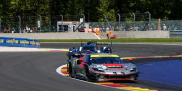 AF Corse Ferrari claimed first and third in LMGT3 at the WEC's 6 Hours of Spa-Francorchamps, the third round of 2025