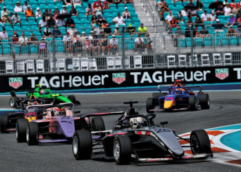 Doriane Pin took F1 Academy victory in Race 1 at the Miami International Autodrome