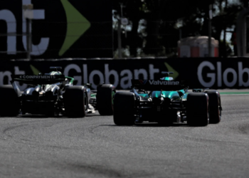 The sun was shining on Barcelona as FP2 took place