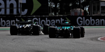 The sun was shining on Barcelona as FP2 took place