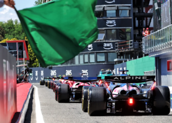 There was plenty of action during FP1 at Imola
