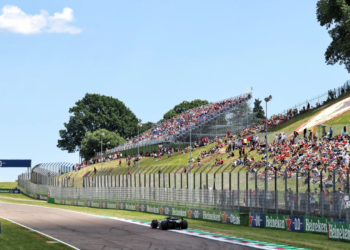 The third and final practice session at Imola