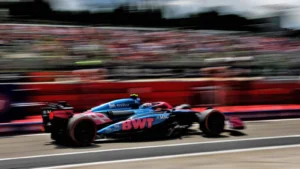 Franco Colapinto shunted his Alpine car after his pit lane blunder in Imola qualifying