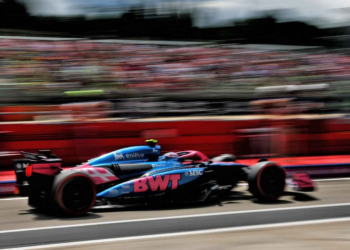Franco Colapinto shunted his Alpine car after his pit lane blunder in Imola qualifying